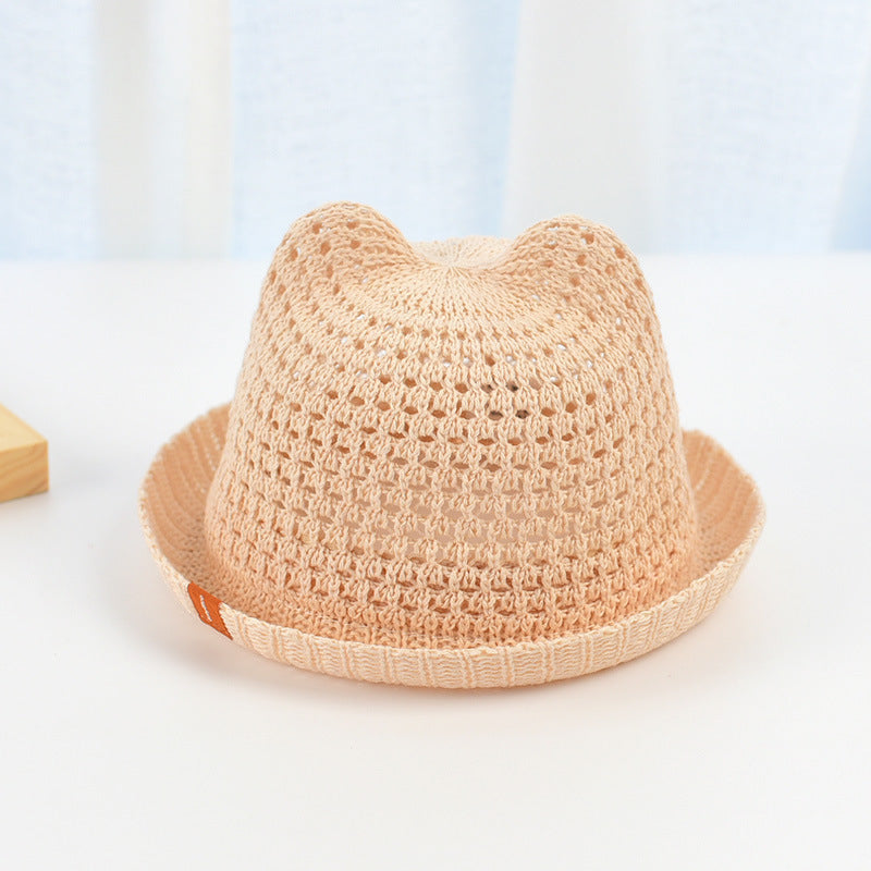 Sunshade Hollow Pot  Korean Style Windproof Fisherman Hat