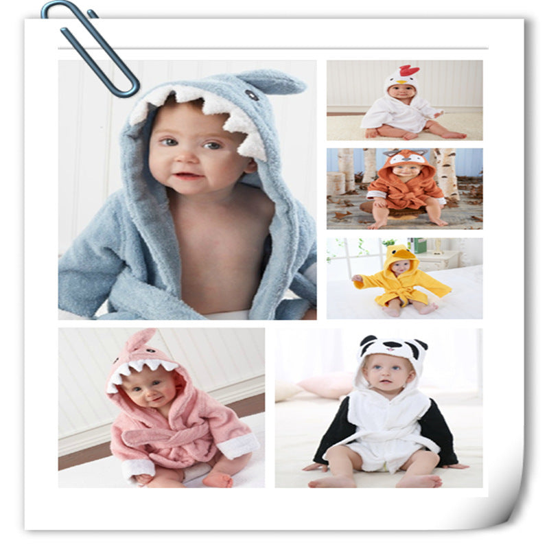 Children's Animal-shaped Bathrobe