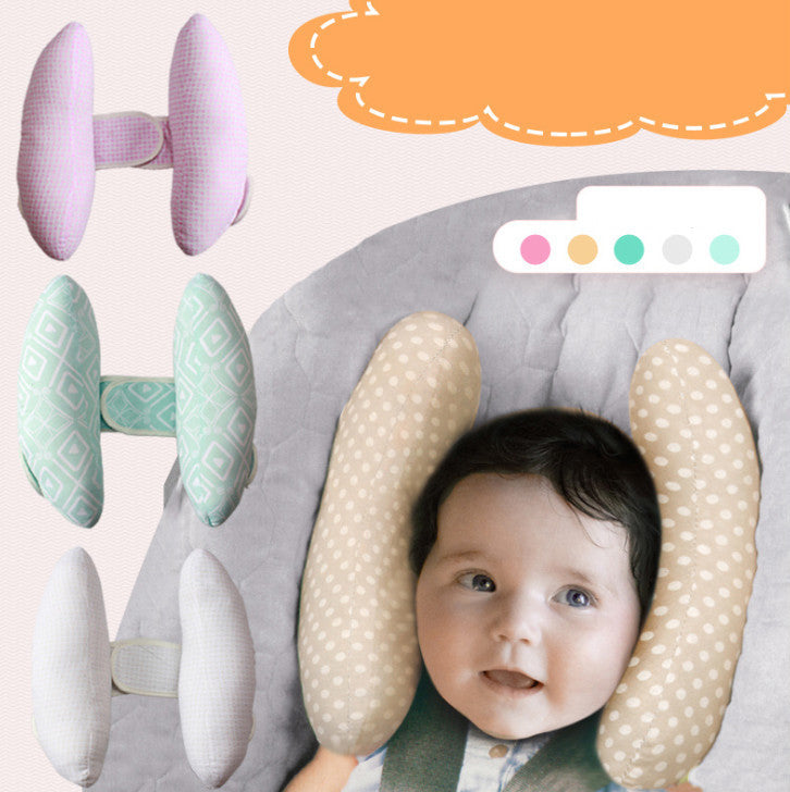 Car safety seat shaped pillow